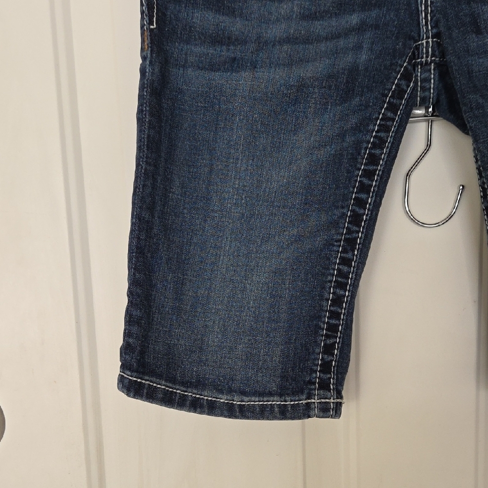 Miss Me Dark Blue Denim Shorts - Picture 4 of 12